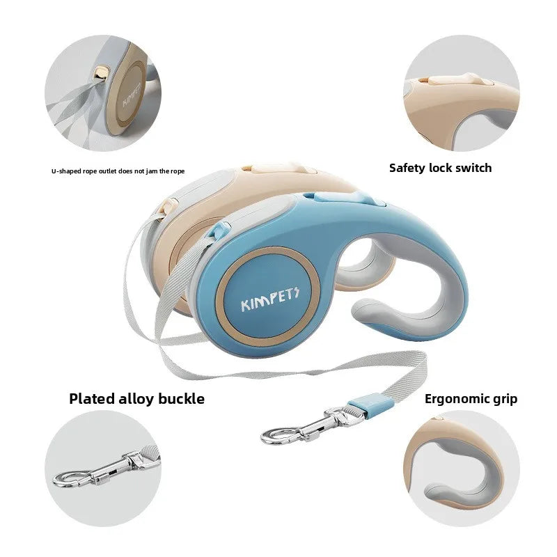 Popular pet dog teddy automatic retractable leash cat dog leash 3m outdoor dog walking leash Zpaxo