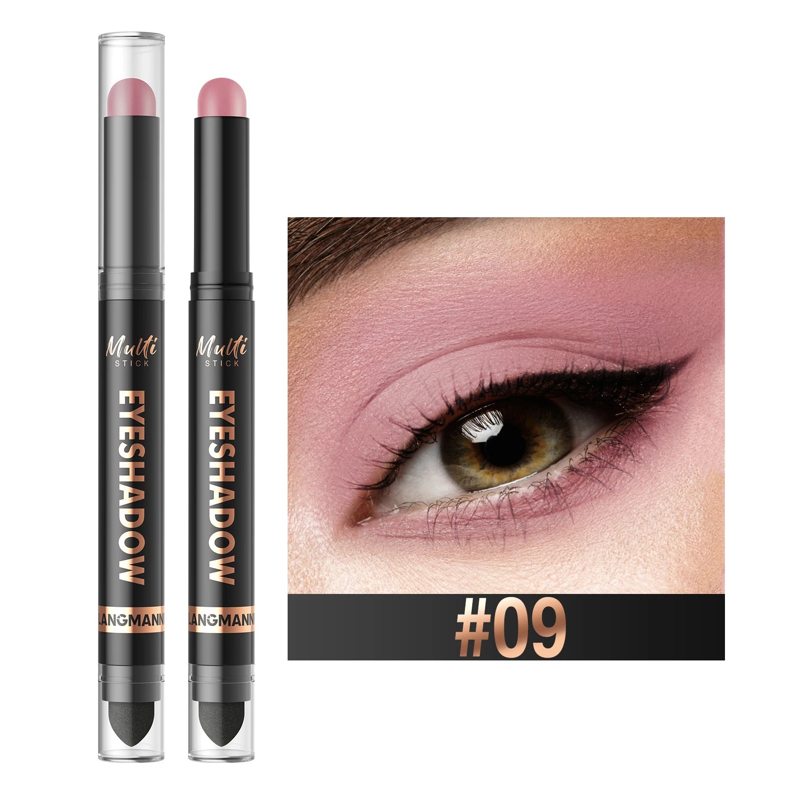 Multi Functional Double Head Eye Shadow Stick Shiny Easy Apply Smooth