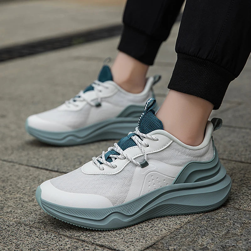 Men's Casual Sneakers Luxury Trainer Shoes Breathable Race Running