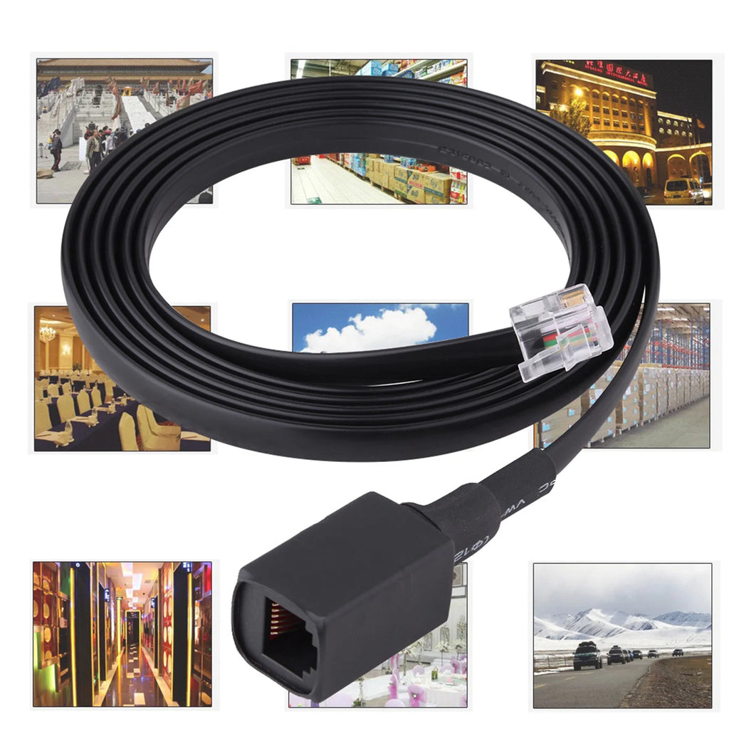 1 5M 6-Pin Removable Separation Handheld Mic Extension Cable Cord