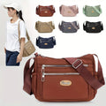 Oxford Cloth Bag for Mom Telphone Key Bag Small Shoulder Bag for Female Leisure Cloth Bag Female Crossbody Shopping Purse Zpaxo random color