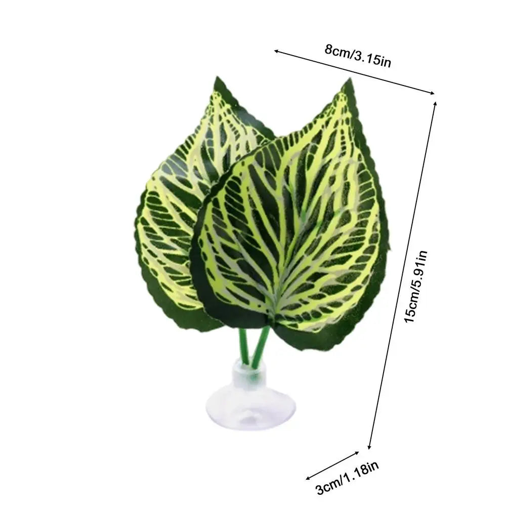 Betta Leaf Hammock Betta Fish Leaf Bed Resting Leaf Pad Natural Environment Fish Spawning Grounds Aquarium Fish tank decoration Zpaxo Green 1PC