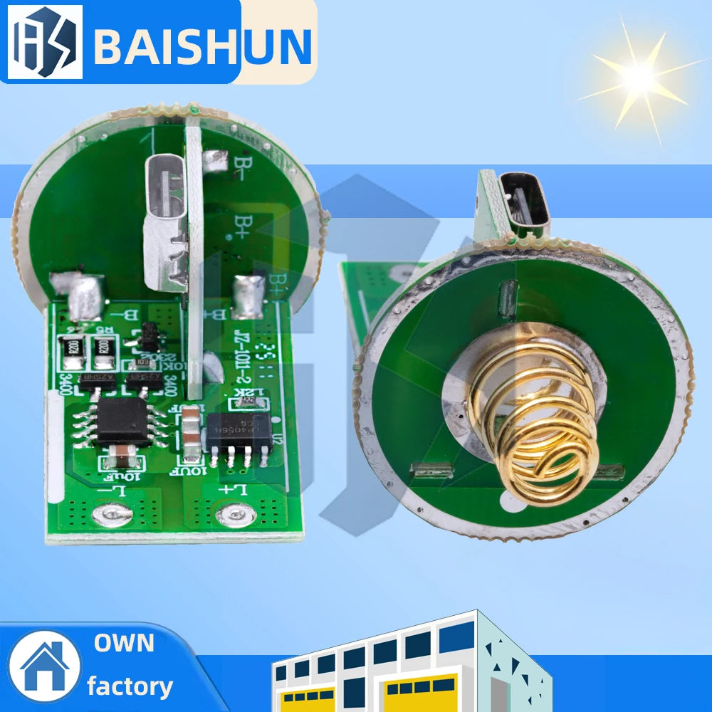 DIY Adjustable Brightness Flashlight Control Board Charging Zpaxo Default Title