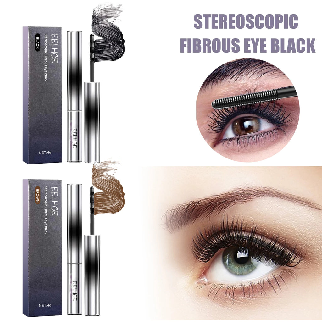 Eelhoe Waterproof Curling Mascara – Lengthening & Thickening Waterproof Mascara Zpaxo