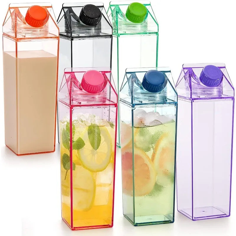 500ml BPA-Free Clear Leakproof Sport Water Bottle – 17oz Reusable Water Bottle Zpaxo