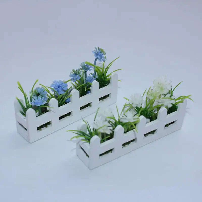 Dolls House Micro Landscape Ornament 1 12th Scale Simulation Flower Zpaxo