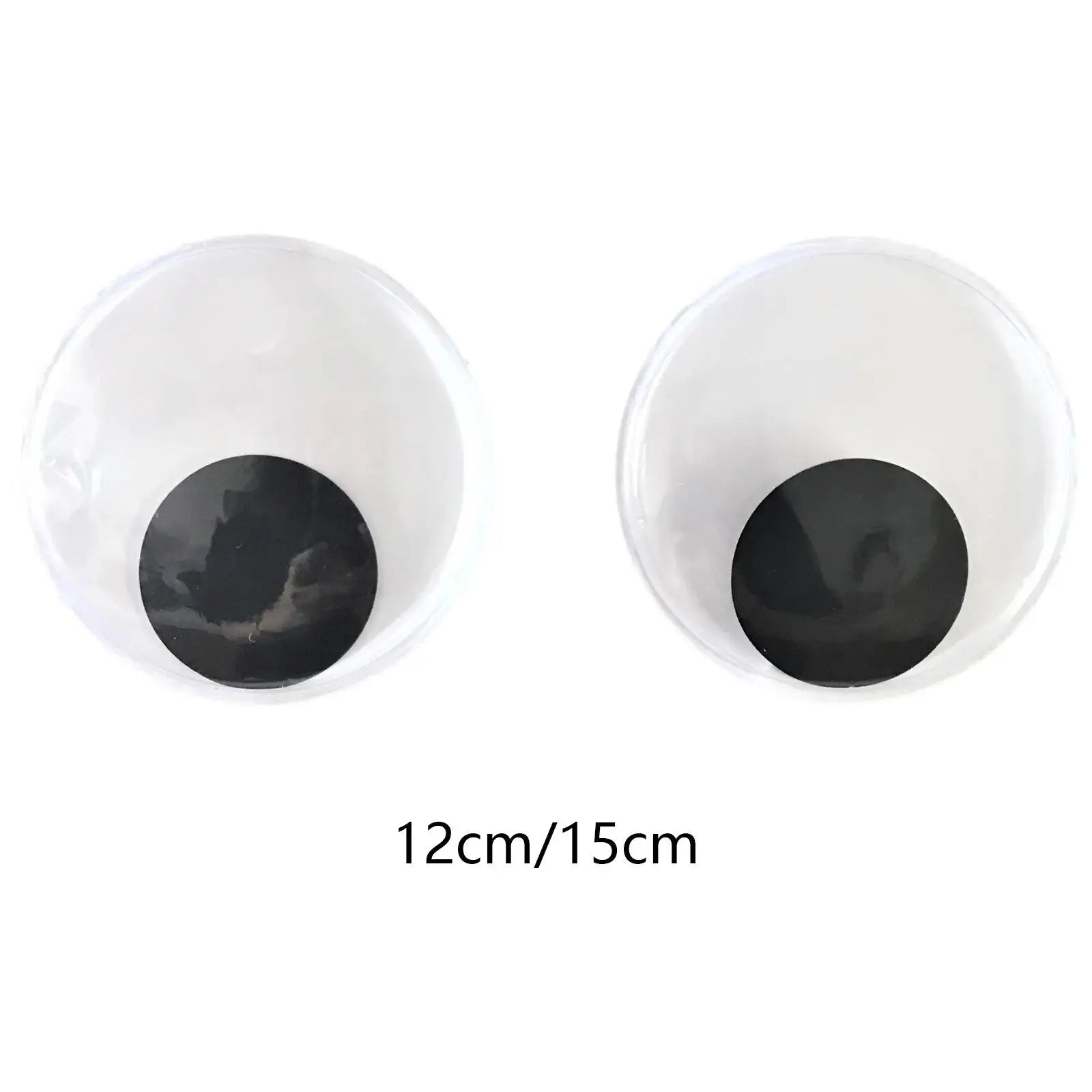 Wiggle Googly Eyes, Self Sticky Decorative Embellishments Big DIY Sticky Eyes Stick Moving Eyes for Animate Puppets, Chair Zpaxo