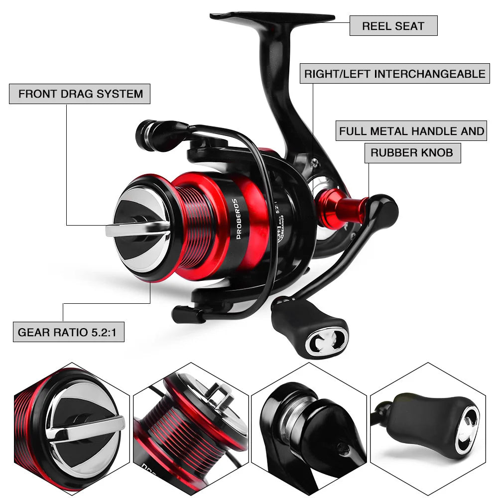 Telescopic Sea Fishing Rod & Reel Combo Set | Beginner Kit