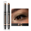 Glitter Brown Eyeshadow Pen Smoky Eyes Makeup Long Lasting Shimmer