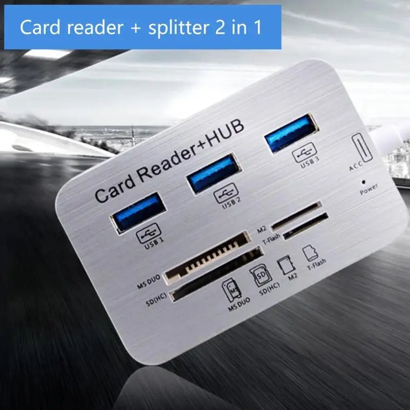 652F Efficient USB3 0 Hubs Integrated Multiple Card Reader Slots Data Zpaxo