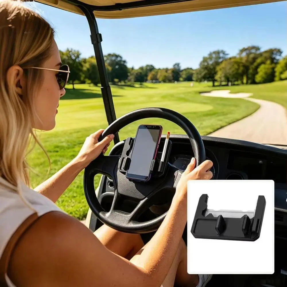 Easy Install Golf Cart Phone Holder Flip Up Design Universal Mount Zpaxo