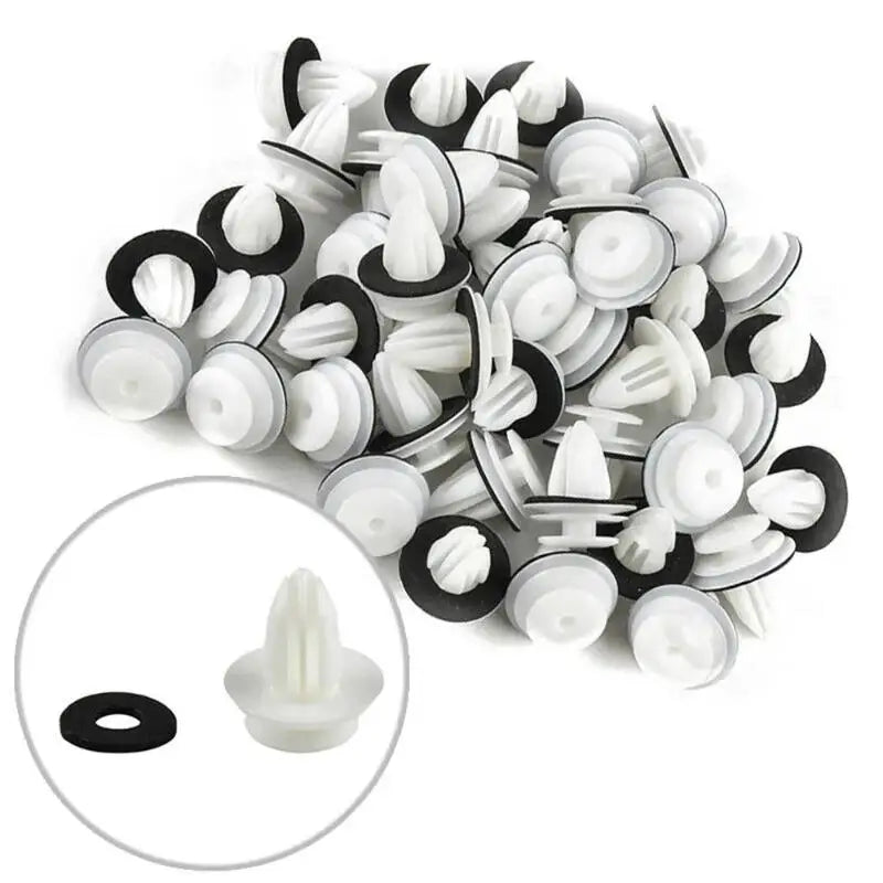 Green Nylon Auto Fastening Clips 20/30/50Pcs – Bumper Door Rivets