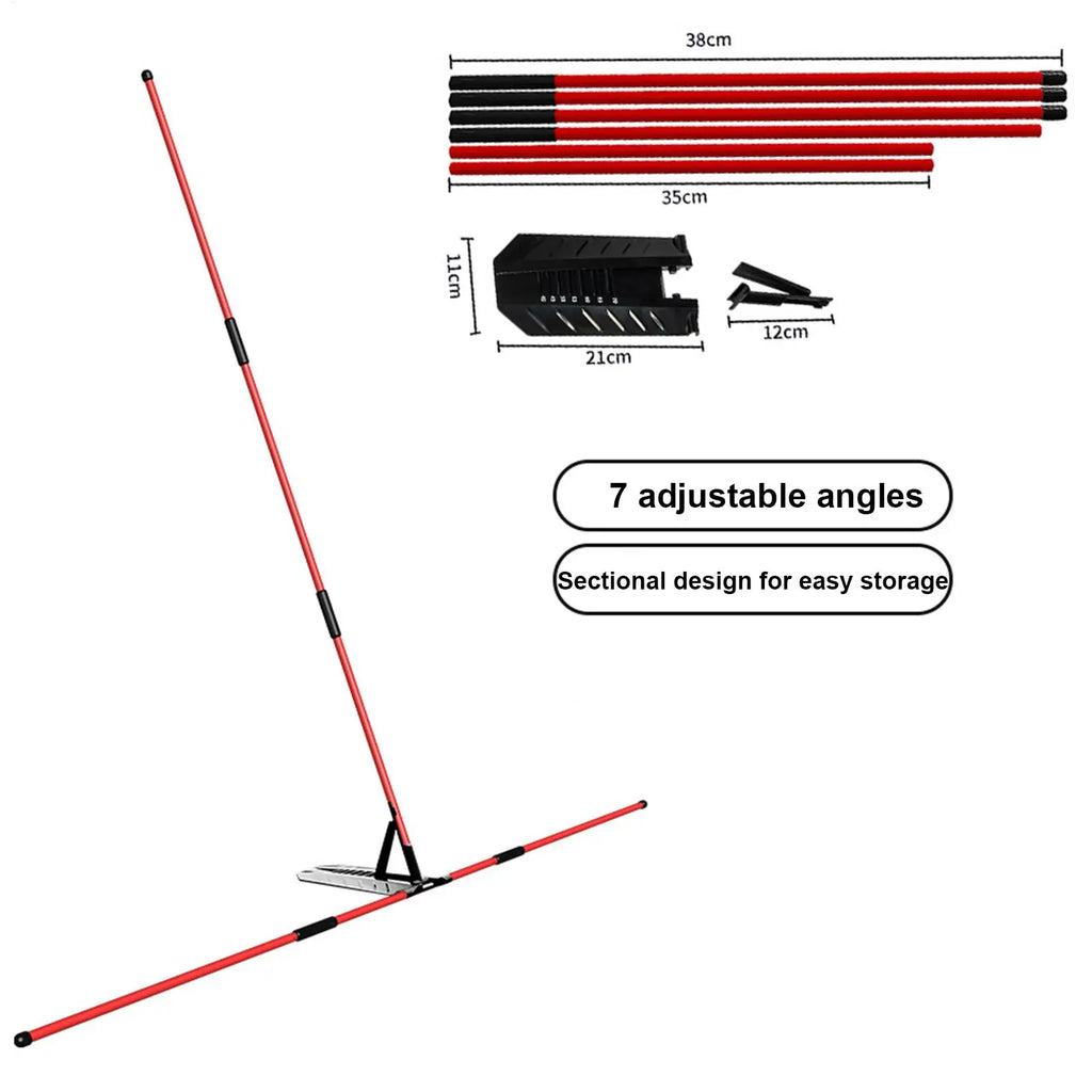 Golf Swing Alignment Rod Sticks Holder Angle Adjustment Postures