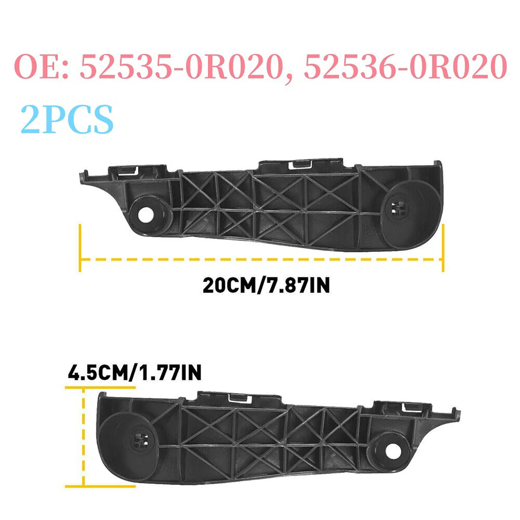 52535-0R010 Vehicle Front LH RH Bumper Brackets Hold Mount