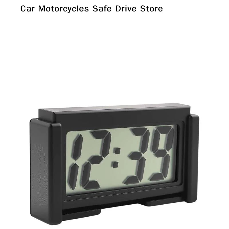 CMCar Dashboard Self-adhesive Mini Clocks Car Clock Digital Large