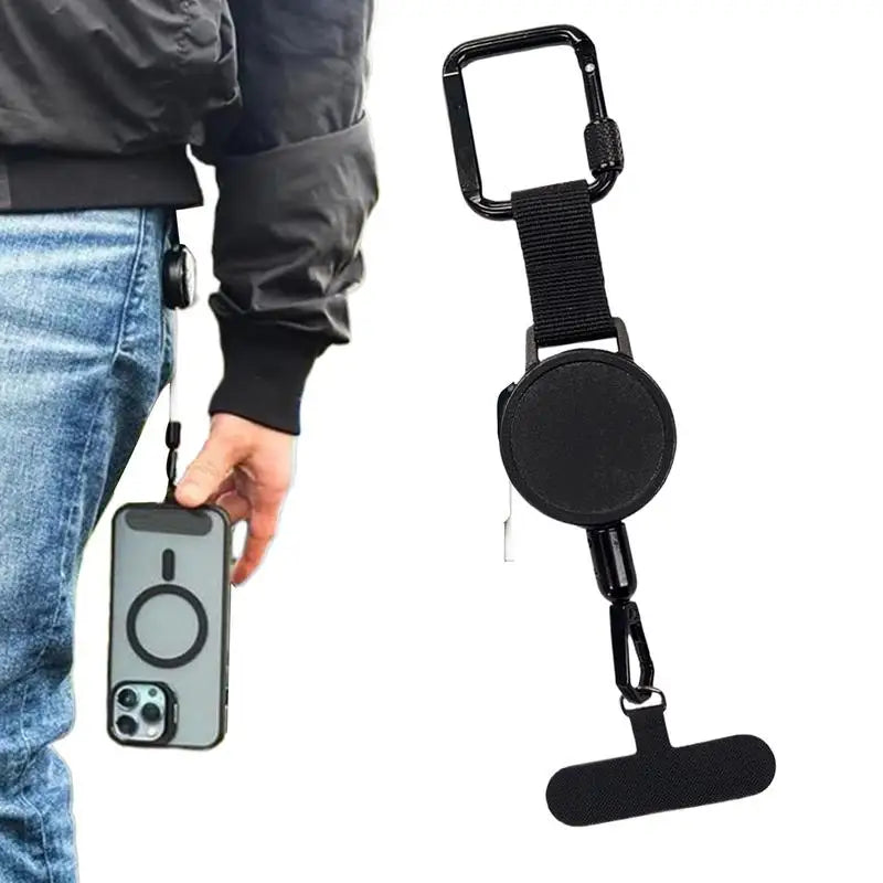 Anti-theft Phone Tether Retractable Lanyard Cellphone Tab Strap