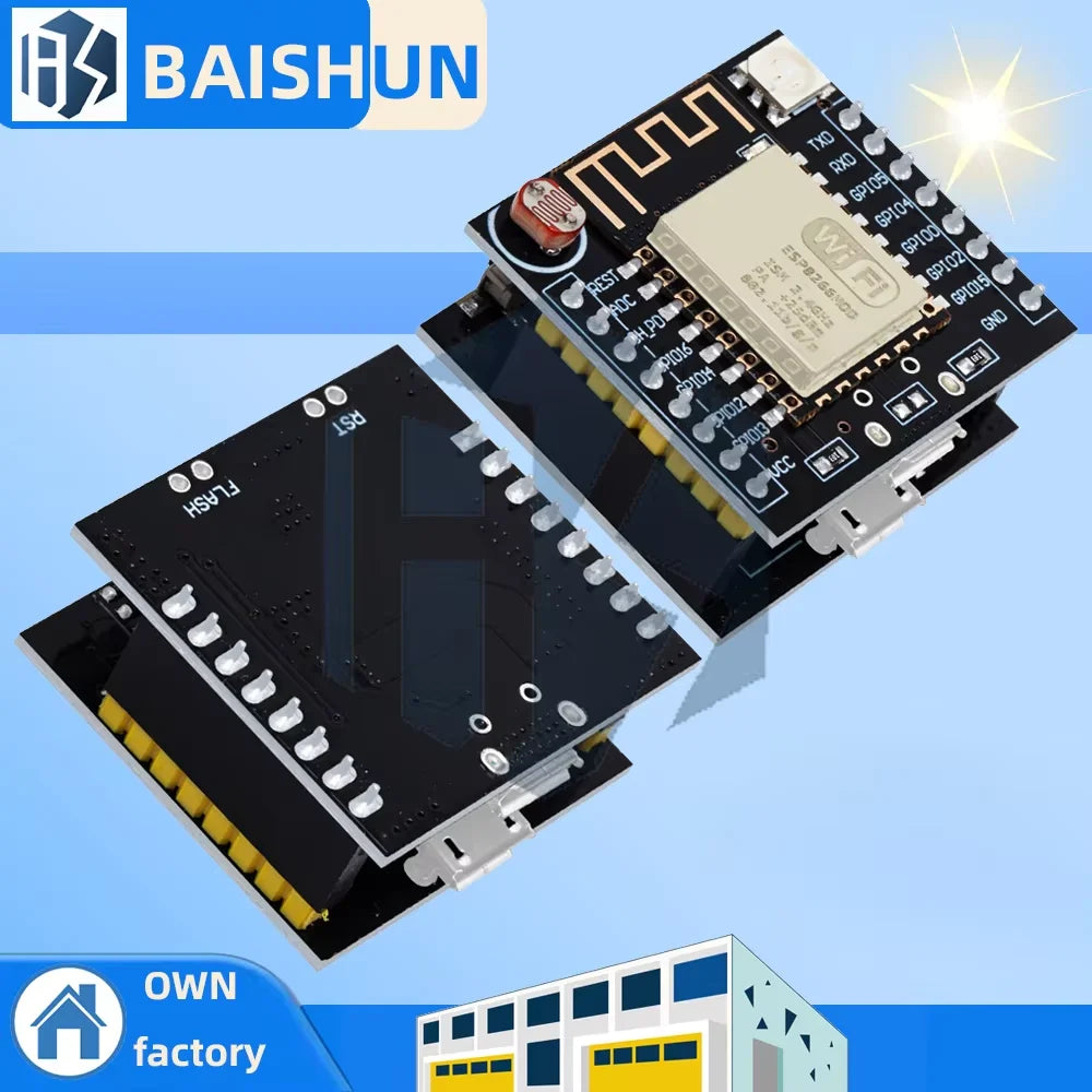 ESP8266 ESP-12F CH340 WiFi Module NodeMCU Compatible for Arduino Development Board Zpaxo