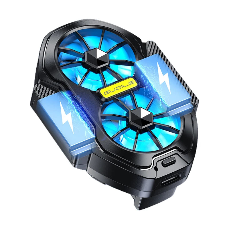 FS01 Dual Fan Mobile Phone Cooler Radiator Rechargeable Long Lasting