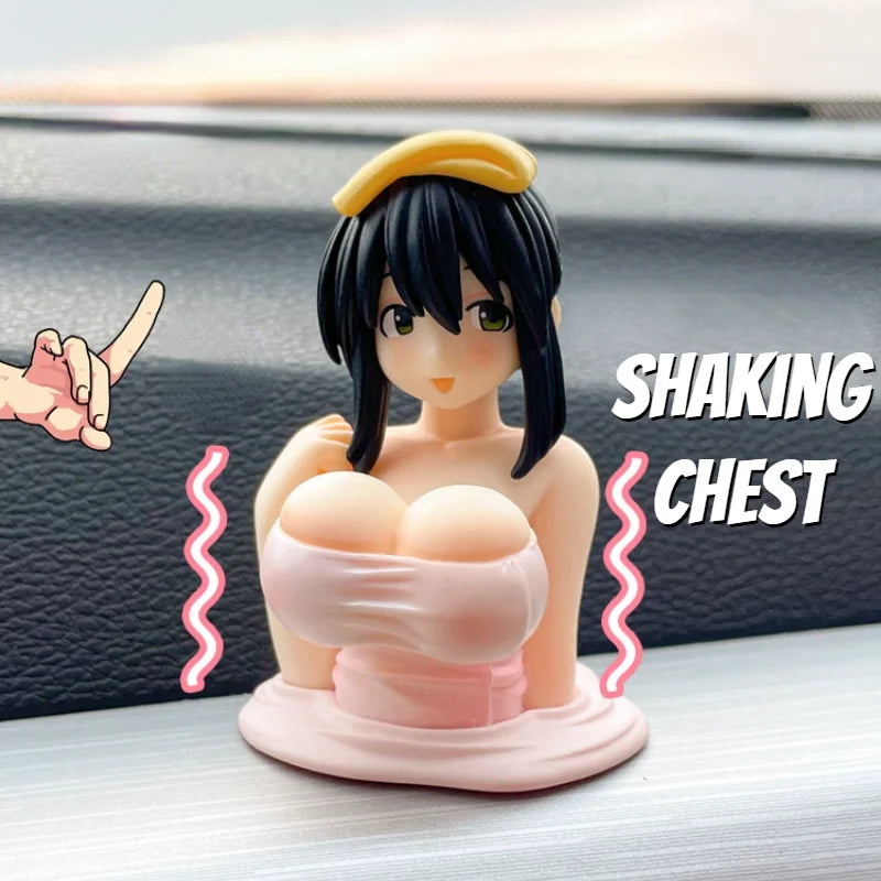 Kawaii Anime Car Dashboard Figurine – Kanako Bobblehead Doll