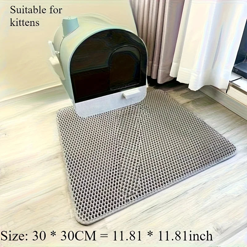 Extra Large Double-layer Leak-proof Litter Mat Box Filter Prevent Pet