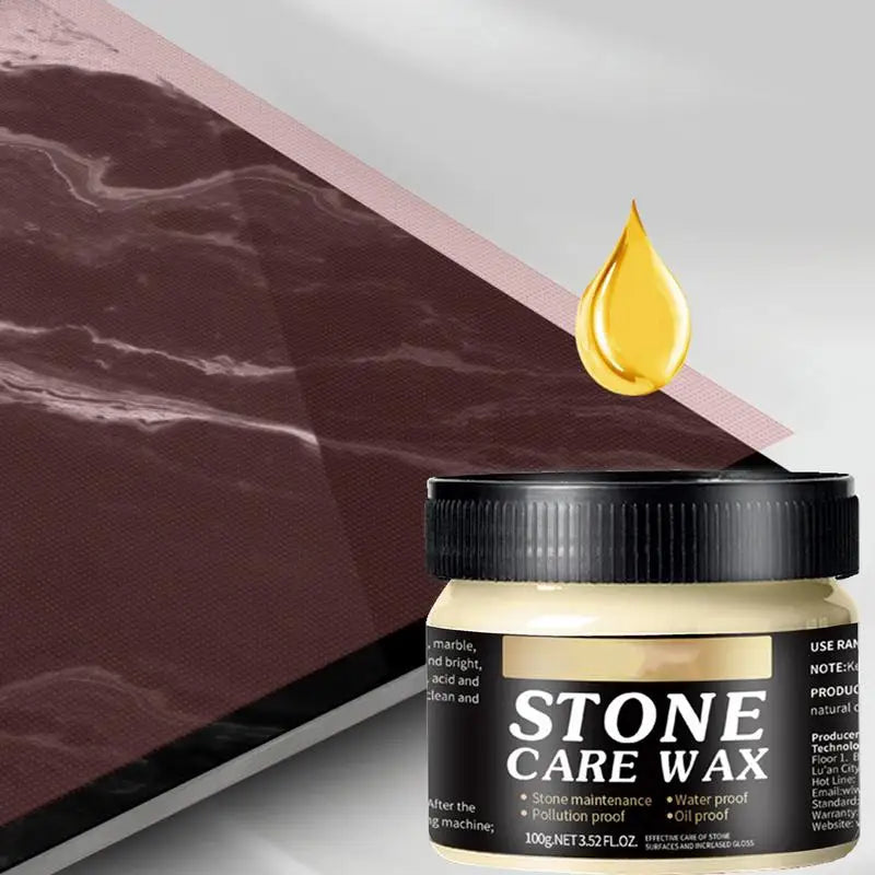 Stone Nourishing Polishing Wax Quartz Polish Tool Waterproof Granite