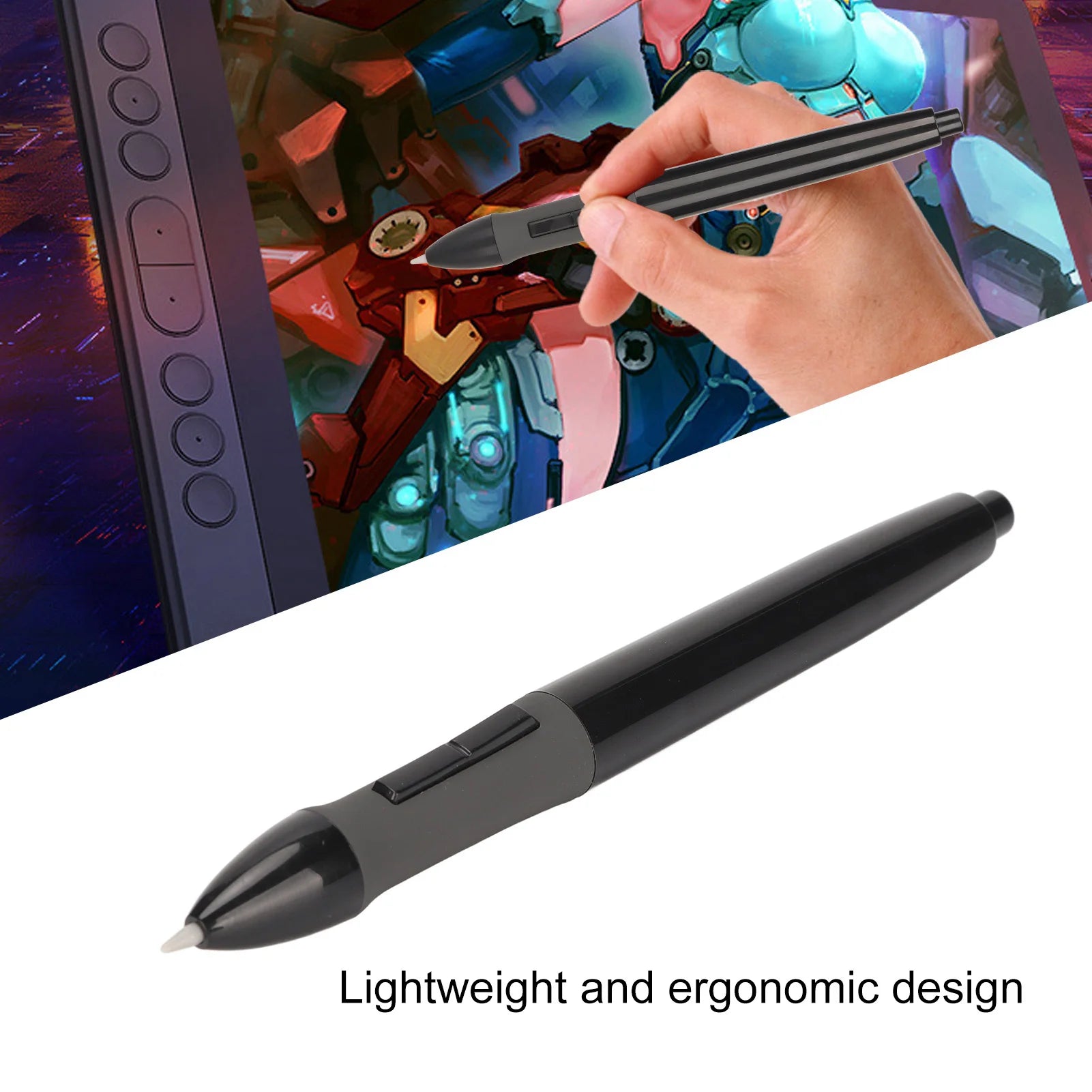 Sensitive Stylus Pen Suitable for Huion GT‑191/GT‑221 PRO/GT‑156HD V2/GT‑220 V2 8192 Level Pressure Sensitive Stylus Pen Zpaxo Default Title