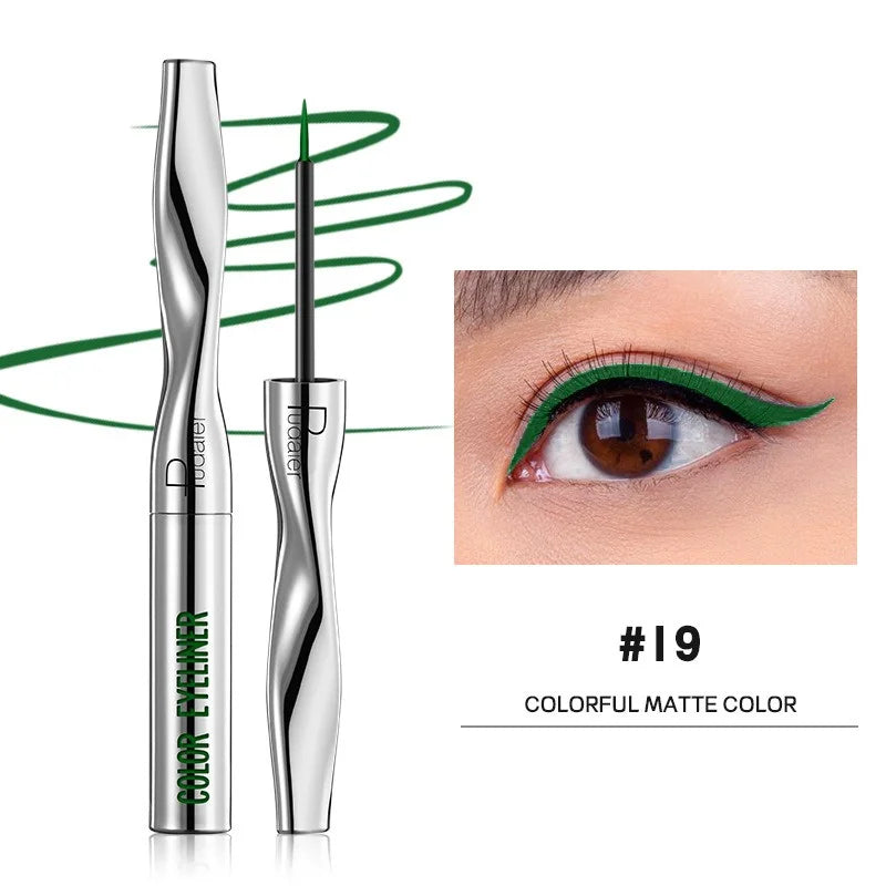 Colourful Eyeliner Liquid Waterproof Matte Pearllight Pen Long