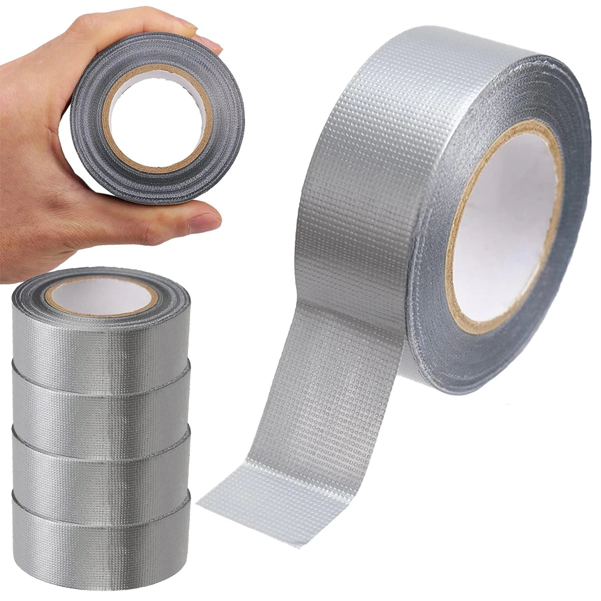 Mini HVAC Tape 2/4 Rolls – 10 Yd Hand-Tearable Repair Tape