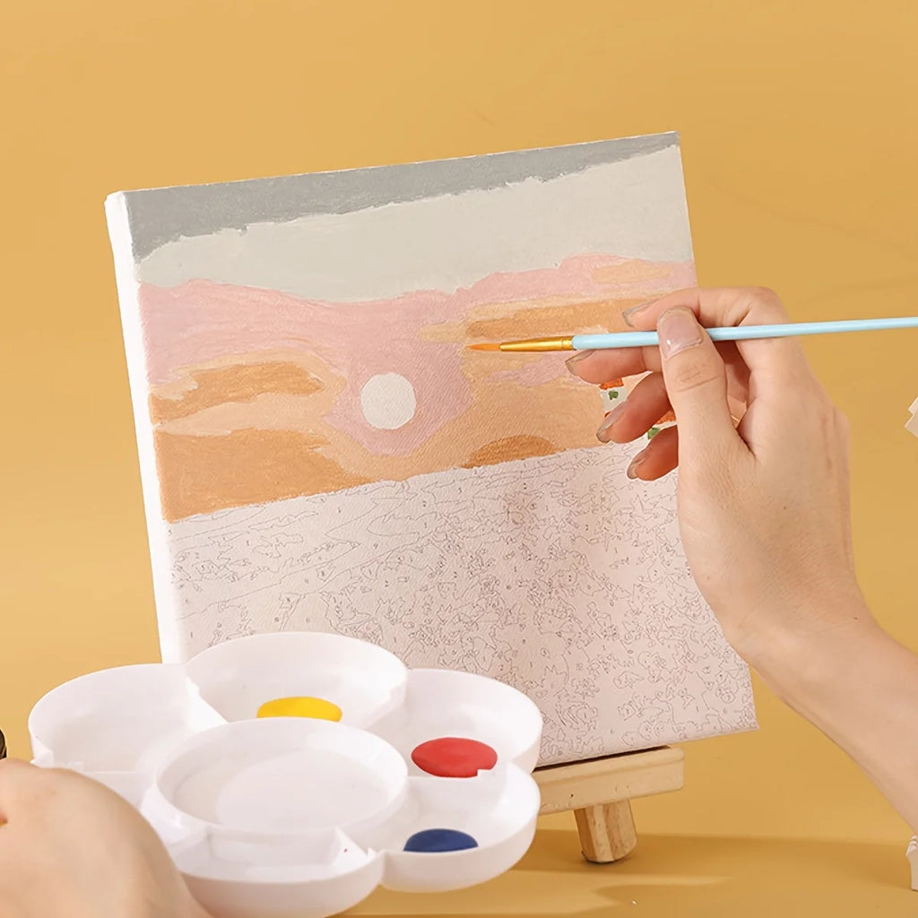 Nylon Paint Brush Set – Acrylic, Watercolor & Oil Painting