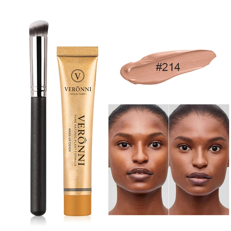 14 Liquid Concealer Foundation Moisturizing Long-lasting Lightweight Zpaxo 214