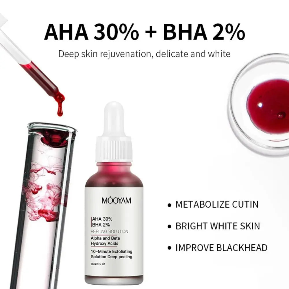 Skin Care AHA Hydroxy Acid Facial Essence Clean Pores Moisture Zpaxo