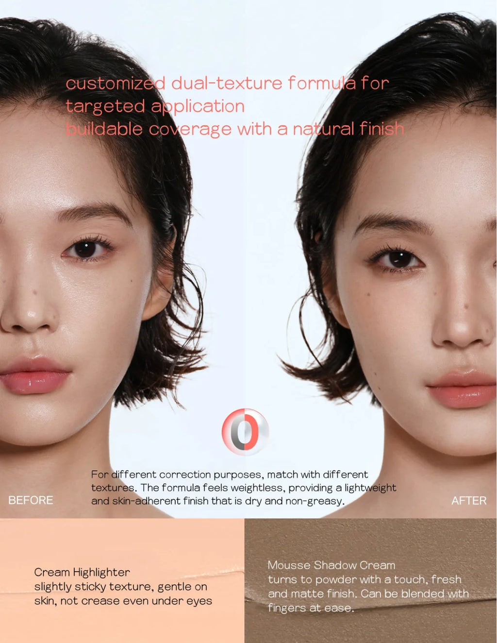 JUDYDOLL Two-tone Live Highlight Contour Stick 5g Face Shadow Highlighter Matte Nature 100% Original Makeup Cosmetics Zpaxo