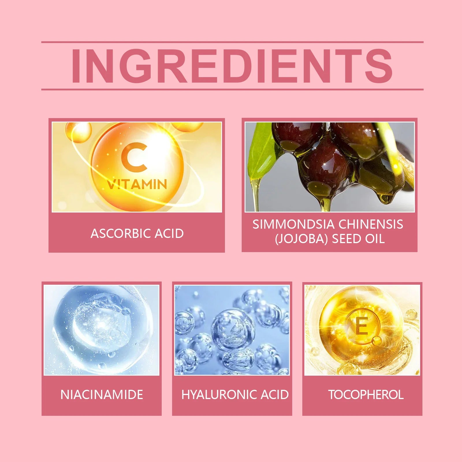 60-Pc Hyaluronic Acid & Niacinamide Brightening Serum Capsules Face Serum Capsules Zpaxo