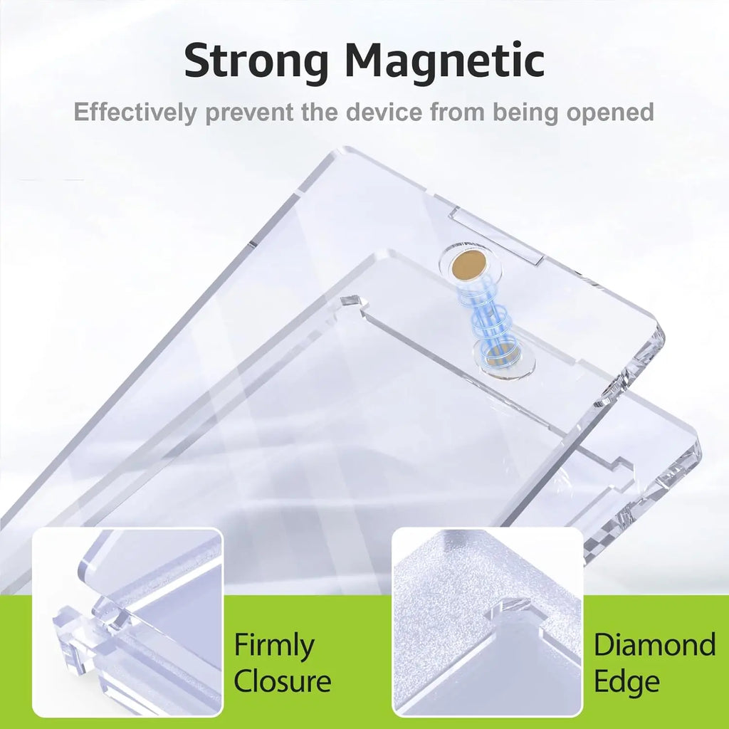 35pt Magnetic Card Holders with Stand & UV Protection – 5/10/15 PCS