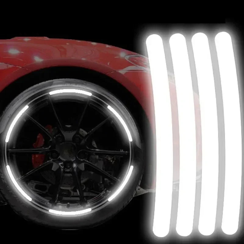 Reflective Wheel Rim Stickers – Car, Bike & Motorcycle