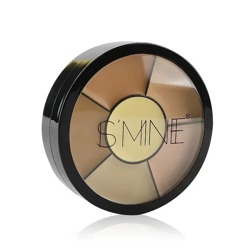 3/6-color Concealer Palette with/No Brush Cream Texture Moisturizer Concealer Modify Enhance Contours Lasting Makeup Waterproof Zpaxo A-6 Colors