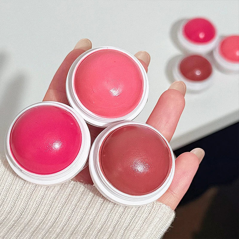 Spherical Powder Blusher Cream Easy Apply Matt Lasting Natural Makeup