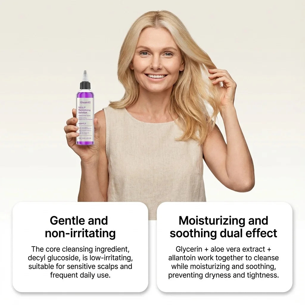 GleamXi Scalp Cleansing Shampoo – Dandruff & Oil Control Scalp Care Shampoo Zpaxo