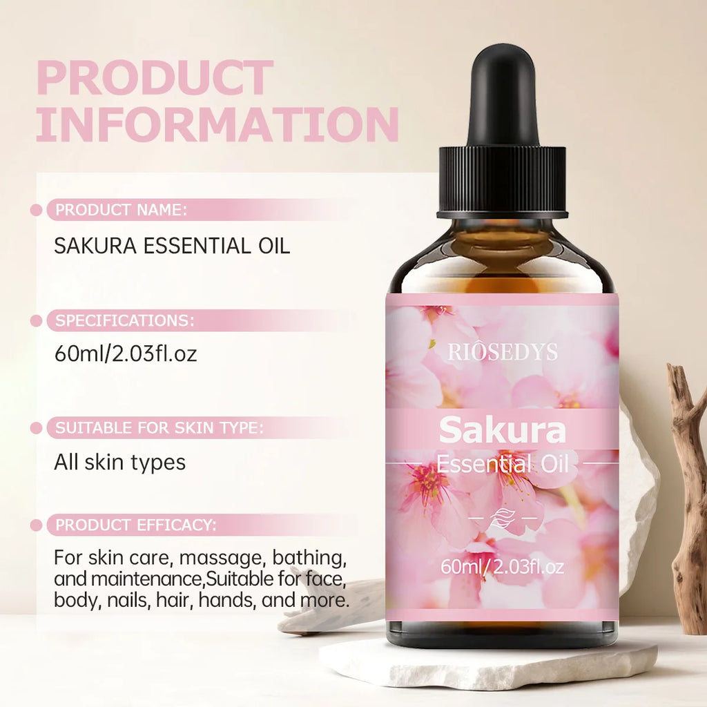 SAKURA ESSENTIAL OIL Has Deep Nourishing Moisturizing Effects Making Zpaxo