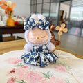 17cm Labubu Doll Clothes Outfit Accessories for Korea Kpop Exo Labubu Idol V1 V2 Skirt Clothing Gift Zpaxo blue set no doll