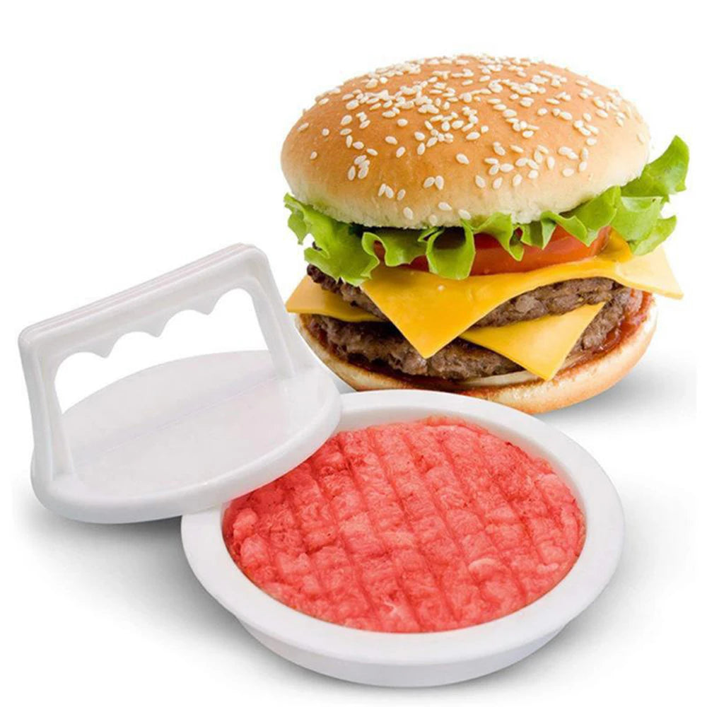 1pc Hamburger Press Stuffed Burger Press Plastic Meat Grill Party BBQ Burger Maker Mould Hamburger Maker Kitchen Tool Zpaxo