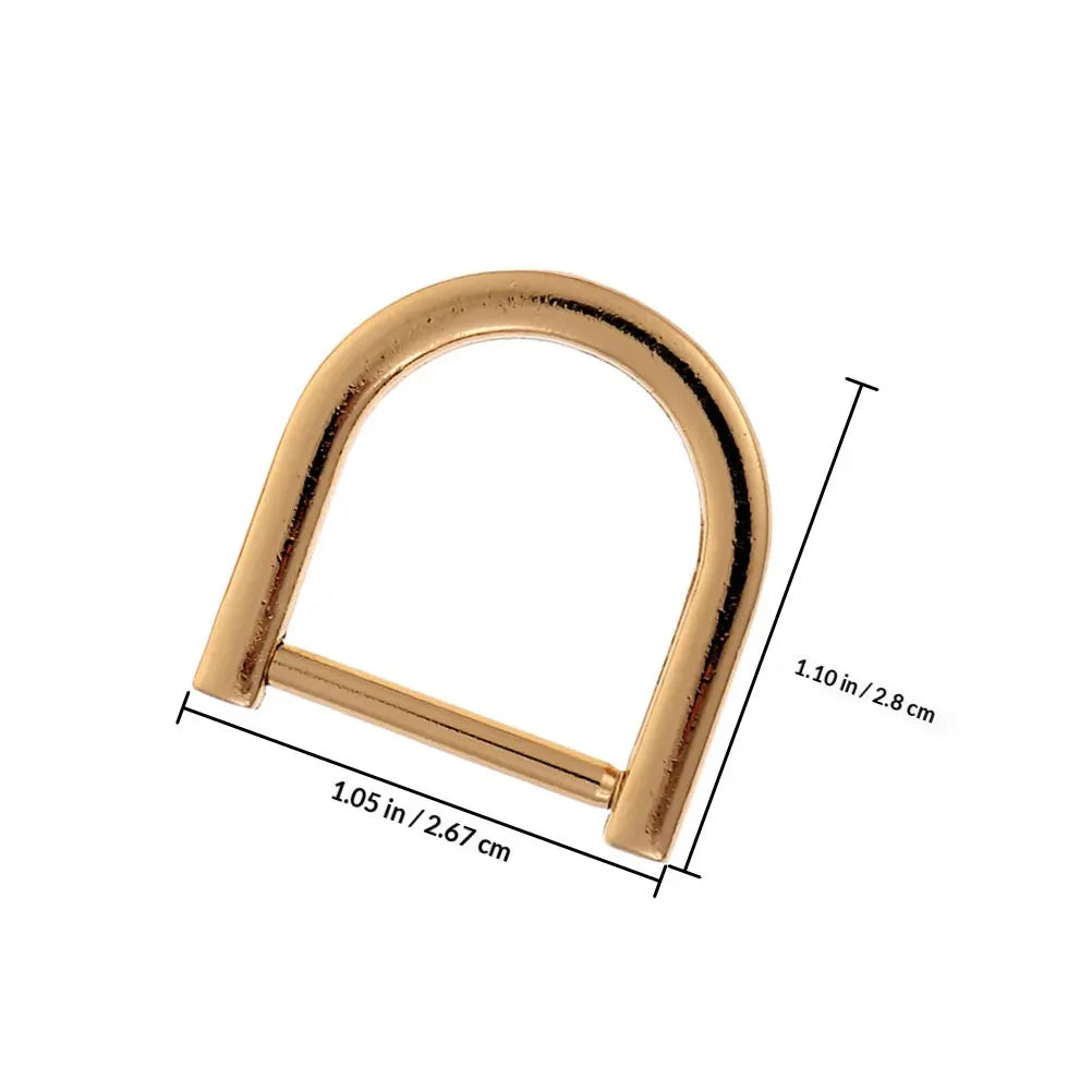 Detachable Zinc Alloy D-shaped Buckle Rings Bags Handbags Backpacks