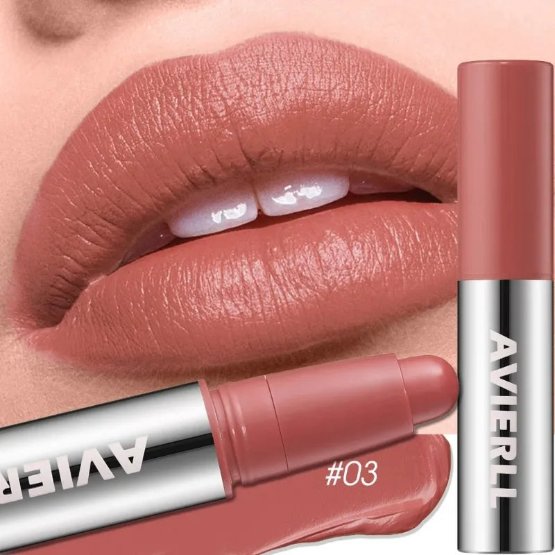 Smooth Matte Lipstick Waterproof Long-lasting Moisturizing Easy Apply Zpaxo 03