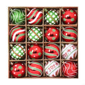 Glittering Christmas Ball Baubles Ornament Shatterproof Tree Hangings