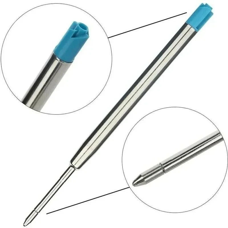 Parker Ballpoint Pen Refills – Medium Point Blue & Black Ink Pen Refills Zpaxo