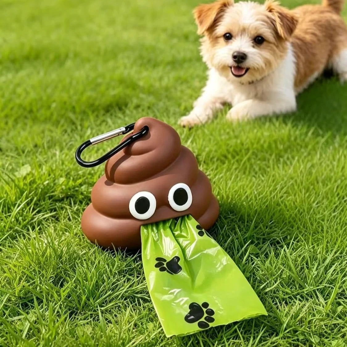 Portable Dog Toilet Bag Dispenser Garbage Shell Holder Manure