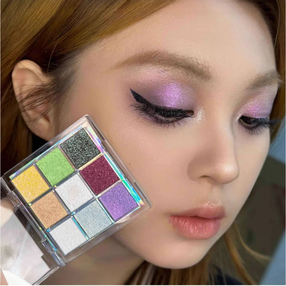 Sheeneffect Chameleon Eyeshadow Palette 9 Colors Portable Makeup Zpaxo