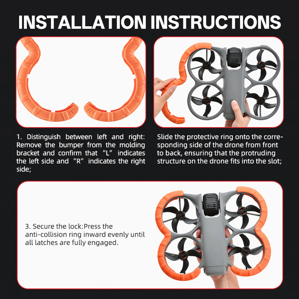 DJI Avata 360 EVA Propeller Guard Anti-collision Shock-absorbing