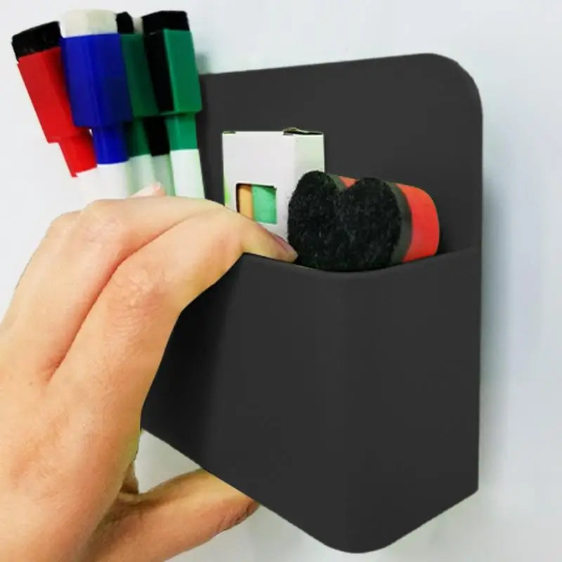 Magnetic Pen Holder Blackboard Wall Mounted Box Marker Pencil Storage