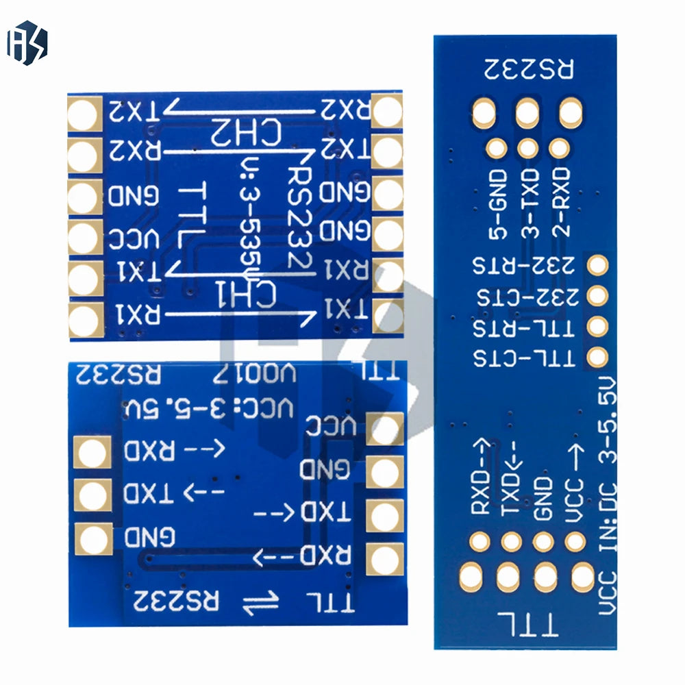 SP3232 RS232-TTL Converter Module: 3V-5.5V Bidirectional Serial Adapter for Arduino-Compatible Zpaxo